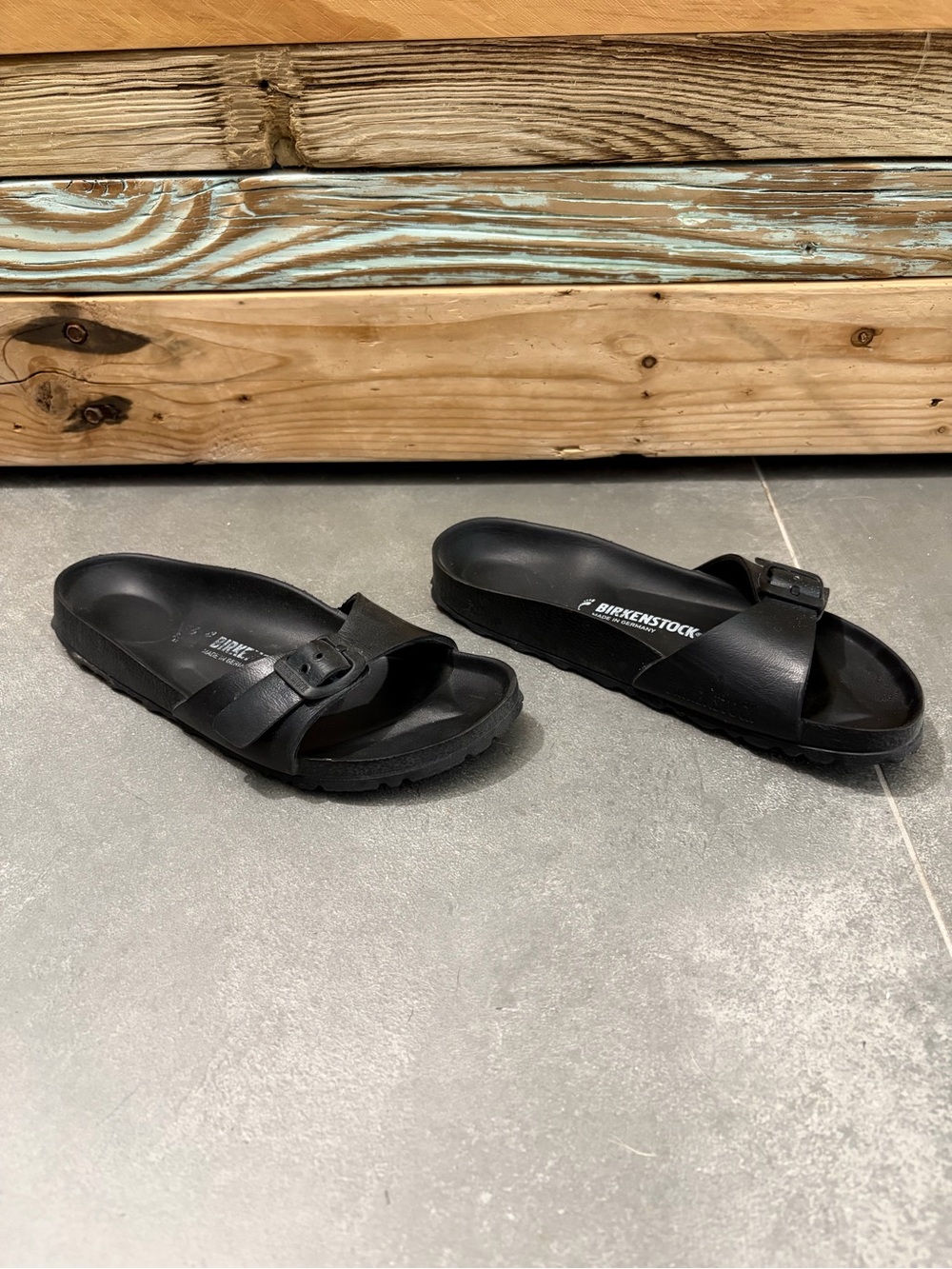 Birkenstock Madrid EVA Black Sandals Size 36 Waterproof